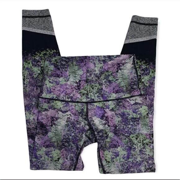 Lululemon Wunder Under Hi-Rise Leggings Vivid Vision Size 6 EUC - Picture 3 of 10